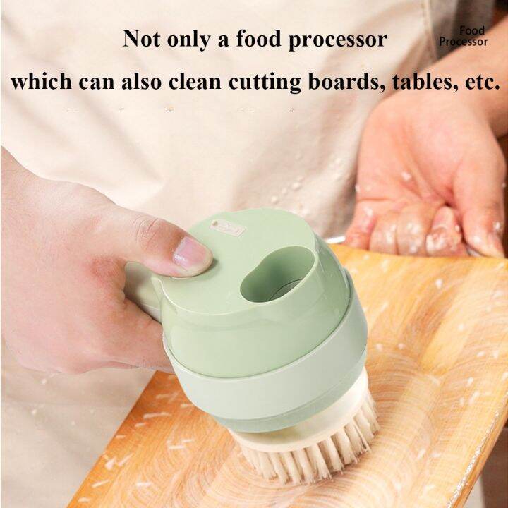 cw-4-in-1-electric-vegetable-cutter-set-multifunctional-garlic-mud-masher-food-processor-cutting-pressing-mixer-slicer