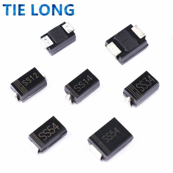 100pcs-sma-rectifier-diode-m1-m4-m7-ss12-ss14-ss16-ss24-ss34-ss26-ss36-ss110-ss210-ss210-us1m-rs2m-rs1m-es1d-1n4007-m7-do-214ac-electrical-circuitry-p