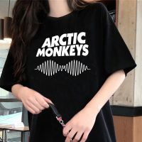 【HOT】Arctic Monkeys เสื้อผ้าผู้หญิง T เสื้อมังงะ Casual 2023 Y2k สีขาวเสื้อยืดหญิงเสื้อผ้ามังงะ100%cotton