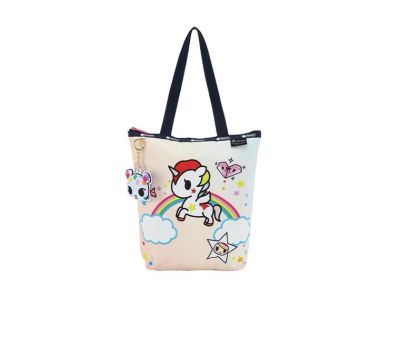 Li Shibao Tokidoki Uniname กระเป๋าถือกระเป๋าพิมพ์แนวโน้ม2432