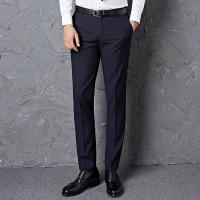 Spot New Trousers MenS Slim -Free Business Suit Pants Free Hot And Breathable Western Fall High -End