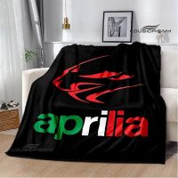 2023 Aprilia motorcycle logo printed blanket childrens warm blanket soft and comfortable blanket home travel blanket birthday gift