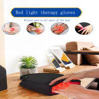 Led สีแดงถุงมือนิ้วร่วมบำบัดเครื่องมือไร้สายสีแดงรักษานิ้วร่วมถุงมือความร้อนไฟฟ้า