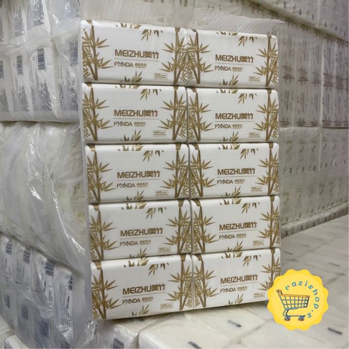 กระดาษทิชชู่-สินค้าพร้อมส่งจากไทย-หนานุ่ม-พกพาสะดวก-ดึงง่าย-1แพ็ค10ห่อ