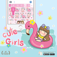 Cute Girl Sweet Sea Keyboard Theme⎮(E-Voucher) for Pastel Keyboard App