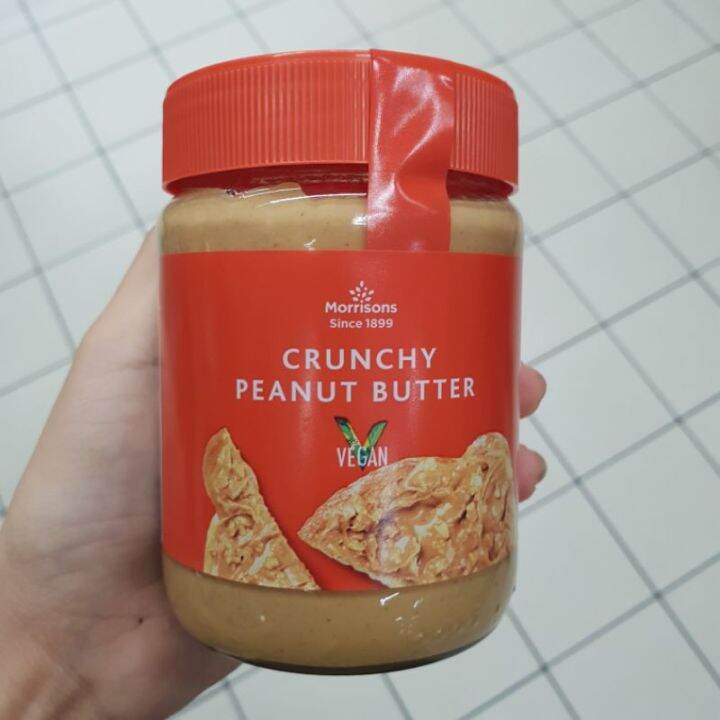 สินค้าเข้าใหม่ 🔹 เนยถั่ว พีนัทบัตเตอร์ชนิดหยาบ Morrisons Crunchy Peanut