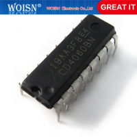 10pcs/lot CD4060BE CD4060 4060 Ripple Carry Binary Counter IC DIP-16 pin Low Power In Stock