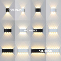 LED Wall Lamp Waterproof Outdoor Aluminum Wall Light PorchGardenBedroom Indoor Modern Nordic Sconce Luminaire 2468W 10W 12W