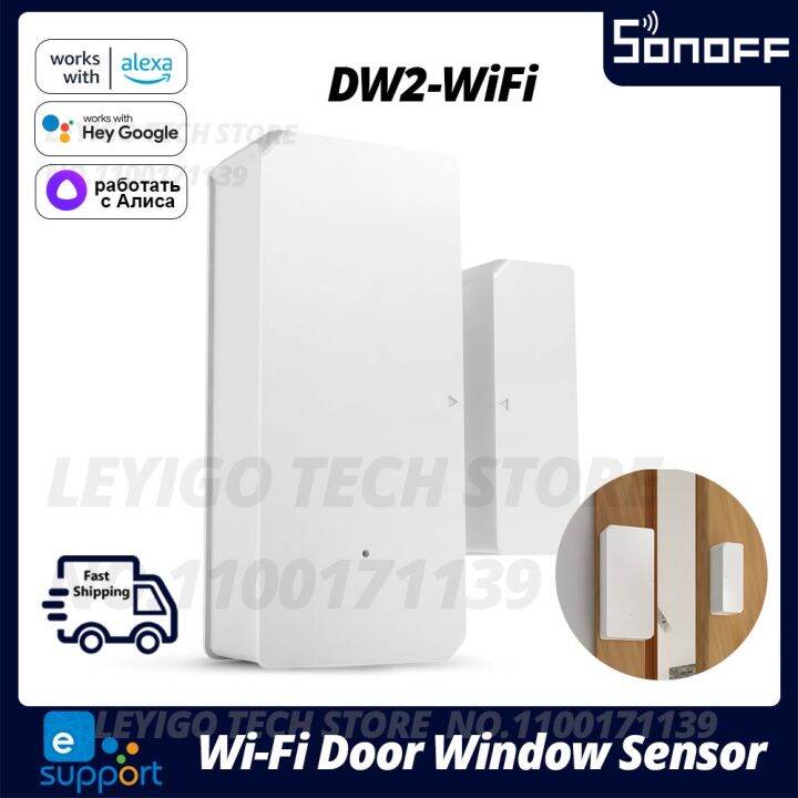 Sonoff Dw2 Wifi Door Window Sensor Wireless Connection Open Closed Detectors Smart Home 5108