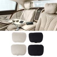 QILEJVS 2 Pcs Universal Car Headrest S Class Ultra Soft Pillow For Mercedes Benz Maybach