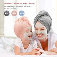 Women Soft Microfiber Towels Shower Cap Towel Bath Hats for Women Dry Hair Cap Quick Drying Soft for Lady Turban Head Girl Towel