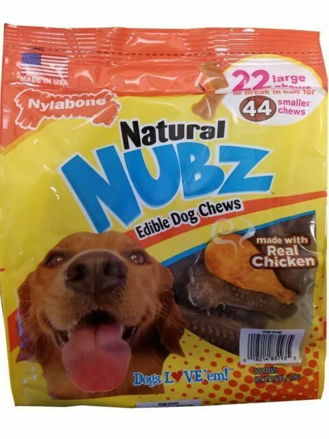 how many calories are in nubz dog treats