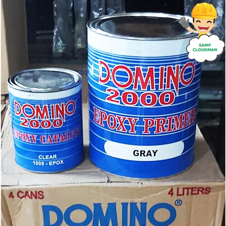 Epoxy Primer Gray High Impact Resistance 1 Gallon SET Tough 4 Liters
