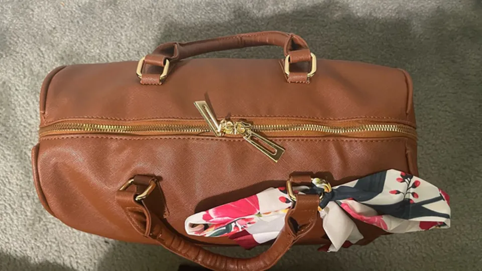 Kpop Bangtan Boys V Design Mute Boston Bag Messenger Bag With Silk