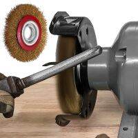 Wire Brush Wheel for Bench Grinder Polish + Reducers Adaptor Rings,6inch 150Mm