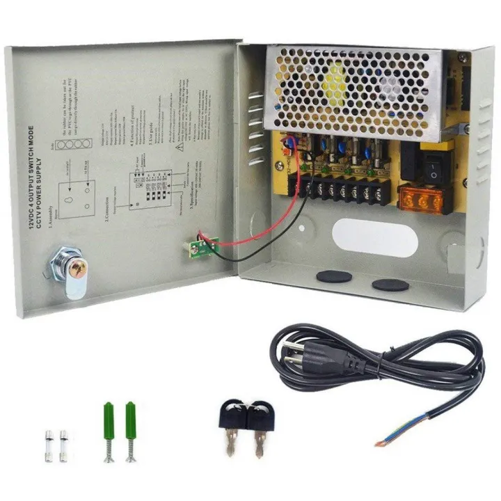 12V 5A Centralized Power Supply with Box | Lazada PH