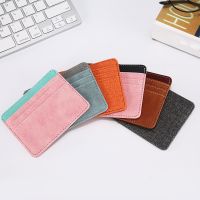 【CW】 Slot Card Holder Bank Credit ID Cards Coin Wallet Organizer Men Thin Business