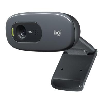 Logitech C270 HD Webcam 720 P HD ไมโครโฟนในตัวกล้องเว็บสำหรับ PC Web Chat Camera