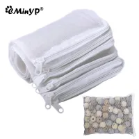 5Pcs Aquarium Filter Media Bags With Zipper For Fish Tank Charcoal Pelletized Remove Activated Carbon Biospheres Ceramic Rings