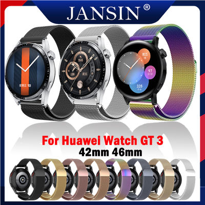 สาย สำหรับ Huawei Watch GT 3 42mm 46mm สายโลหะ สายรัดสแตนเลสของ Milanese สำหรับ Huawei Watch GT 3 SE สาย สายนาฬิกา