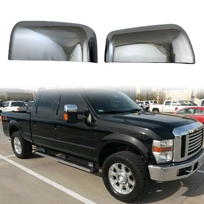 Car Chrome Silver Rearview Mirror Covers Side Mirror Cover Trim for Ford F250 F350 F450 Super Duty 2008-2016 Parts Kits