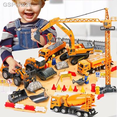 ♂✵﹉ jiozpdn055186 Diy engenharia carro caminhão brinquedos para meninos presentes de aniversário natal bulldozer escavadeira veículos crianças educação juguetes