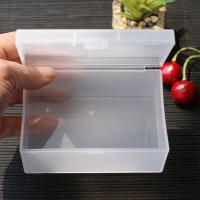 Mini Plastic Box Rectangular Box Translucent Box Packing Box Storage Box Dustproof Durable Strong Jewelry Storage Case Container