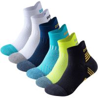 【YD】 Marathon Men Thickened Cushioned Short Tube Low Cut Boat Ankle Socks Professiona