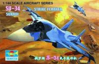 พลาสติก โมเดล ประกอบ TRUMPETER สเกล1/144 SU-34 SUKHOI STRIKE FLUNKER