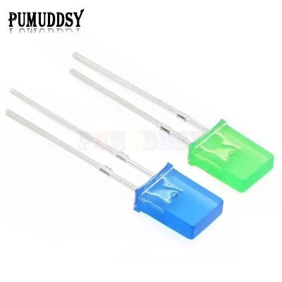100PCS/LOT 2X5X7 LED Diode 2*5*7mm Square LED Blue light-emitting diode Electrical Circuitry Parts