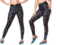 Zumba Luck High Waisted Ruched Leggings (กางเกงเลคกิ้งออกกำลังกายซุมบ้าและโยคะ)