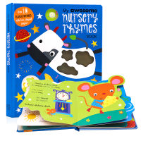 Original English picture book my awesome nursery rhymes nursery rhyme paperboard book my alphabet book my scream Letter Book Series creative special-shaped toy book childrens early education English Enlightenment cognition