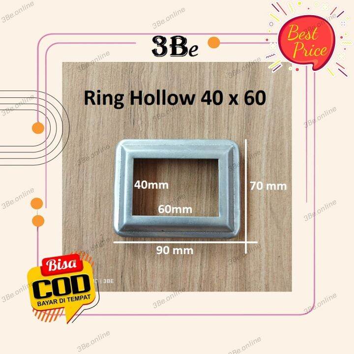 Ring hollow 40x60 dan 37x57 tapak pipa hollow 4x6 minimalis ornamen