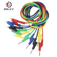 1M Double End Test lead Wire Line electrical Voltage 4mm Banana Plug Alligator Clip Crocodile 15A multimeter DIY Test Wires Electrical Circuitry Parts