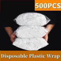 500PCS Disposable Food Cover Multifunctional Elastic Plastic Wrap Food Grade Food Lids Bowls Caps Food Fruit Fresh Saver Bags