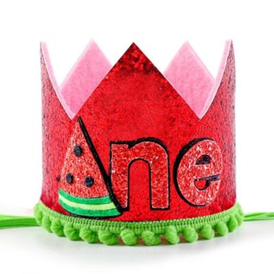 Watermelon Party Decorations For 1st Birthday Fruit Party Crown Best Watermelon Birth Party Supplies For Kids Photo Booth Props