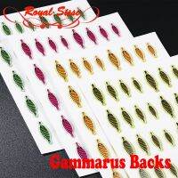 80 Pcs Set Realistis Gammarus Udang Punggung 4 Optioanl Warna Terbang Mengikat Kulit Tipis Scud Punggung Segmen Tubuh Wrap Terbang mengikat Bahan