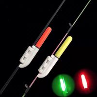 【YF】✚❀  1set Fishing Rod Stick Removable Float Tackle Night With Battery