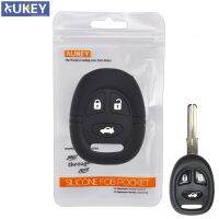 fgjfykjd For Saab 9-3 9-5 Silicone Remote Key Case Fob Shell Cover Skin Holder Pocket 3 Button 1999 - 2003