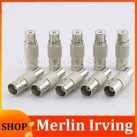 Merlin Irving Shop 10pcs RCA Female to BNC Female Connector Audio Video Adapter for CCTV Camera Surveillance accessories