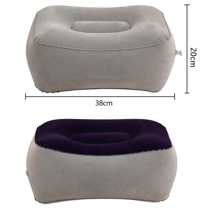 foot-pillow-household-portable-relaxing-feet-pillow-inflatable-foot-rest-leg-cushion-pvc-travel-office-footrest-ottoman-tool-พร้อมส่ง-ส่งจากร้าน-malcolm-store-กรุงเทพฯ