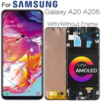 New 6.4 Super OLED Display For Samsung Galaxy A20 A205 SM-A205F A205FN LCD Display With Touch Screen Digitizer Assembly