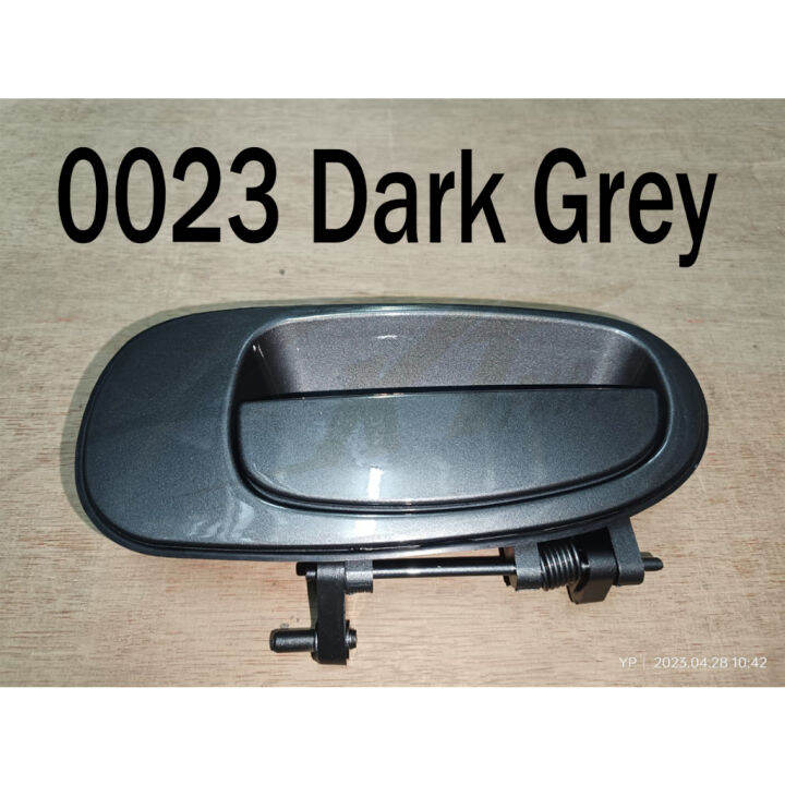 Waja Door Outer Handle 0023 (Dark Grey) Lazada