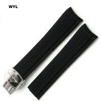 【YP】 Premium-Grade Soft Rubber Patek Philippe Silicone 5164A 5167A 5168A 21mm Folding clasp Watchbands