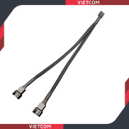 Dây Chia Fan 4PIN PWM - Dây bọc lưới, Hỗ trợ điều tốc