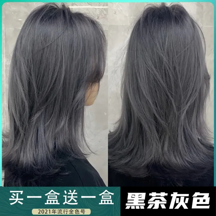Black tea gray hair dye 2021 show white hair dyes at home female