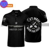 Stickfigures Chef Polo Shirt For Men PO2042 (private chat free custom name&amp;logo)