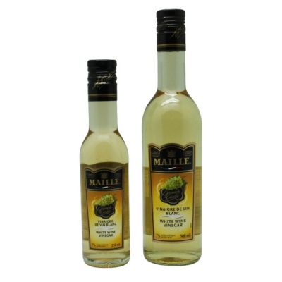 Premium import🔸( x 1) MAILLE White Wine Vinegar ไวท์ไวน์ เวเนก้าแท้ นำเข้าจากประเทศฝรั่งเศส (ให้เลือก2ขนาด) 250ml. [ML23]