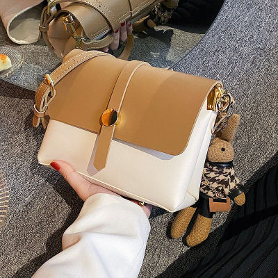 【cw】 Cross-Border Bags 2022 New Crossbody Bag Korean Fashion Simple Shoulder Bag Advanced Texture Minority All-Match Women S Bag