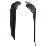 Carbon Fiber Car Interior Center Control Panel Side Strips Cover Trim for Toyota Harrier Venza XU80 2020 2021 2022 Accessories Parts